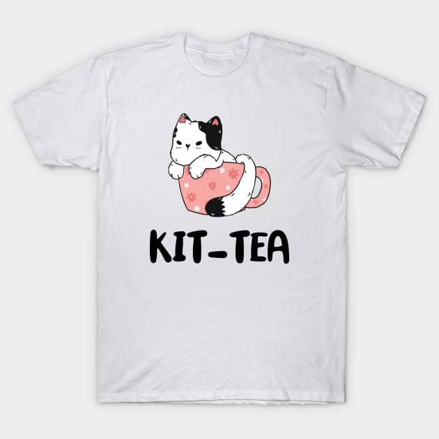 Kit-Tea T-Shirt by Madelyn_Frere